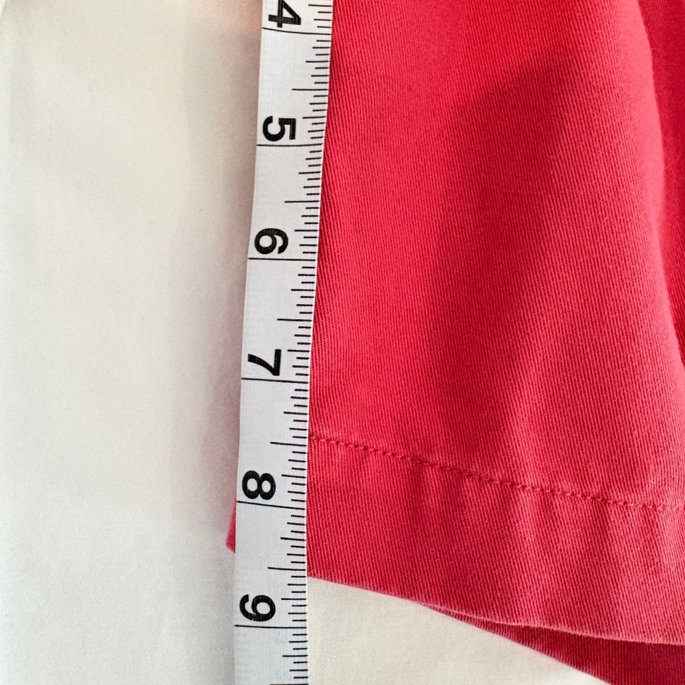 Polo Ralph Lauren Tyler Short Mens 36 Red Pleated Chino Shorts 100% Cotton Bold - Picture 9 of 9